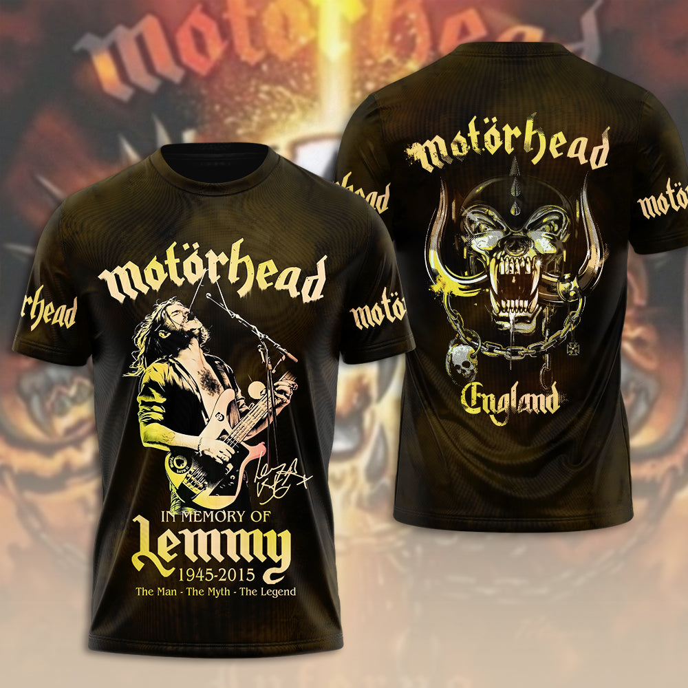 Motörhead x Lemmy Kilmister 3D Apparel – MAITM 8857