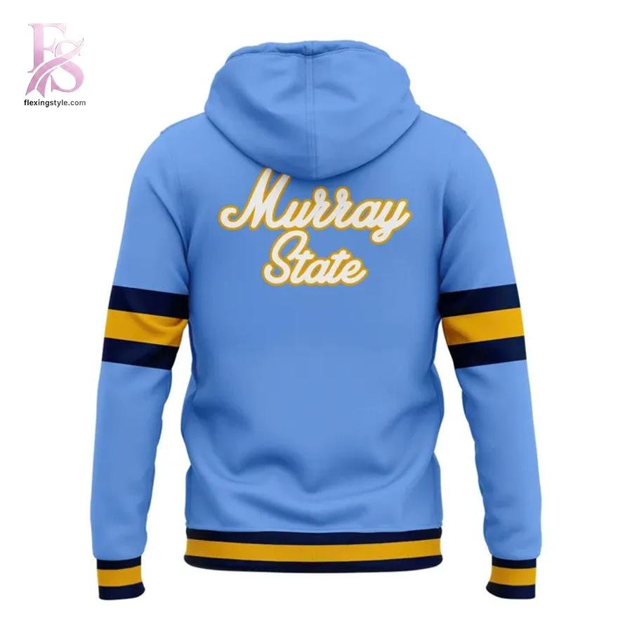 Murray State Racers Baseball Ice Cold Blue Uniform Hoodie