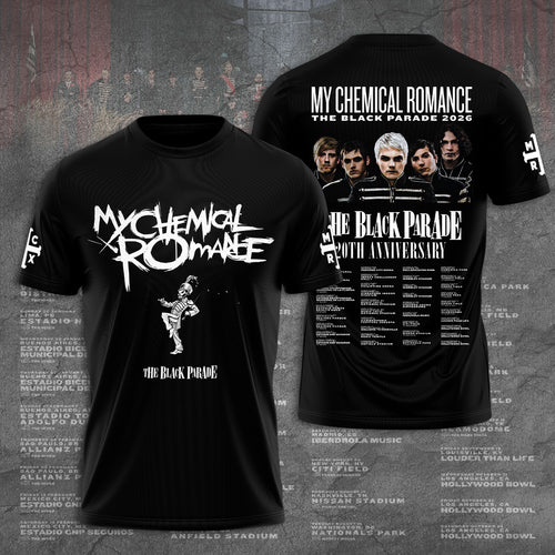 My Chemical Romance The Black Parade 2026 Tour 3D Apparel – GNE6199