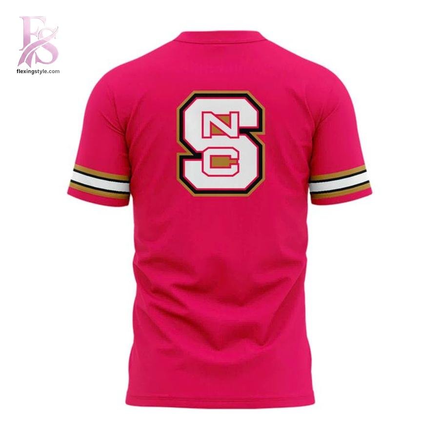 NC State Basketball All Pink Uniform T-Shirt