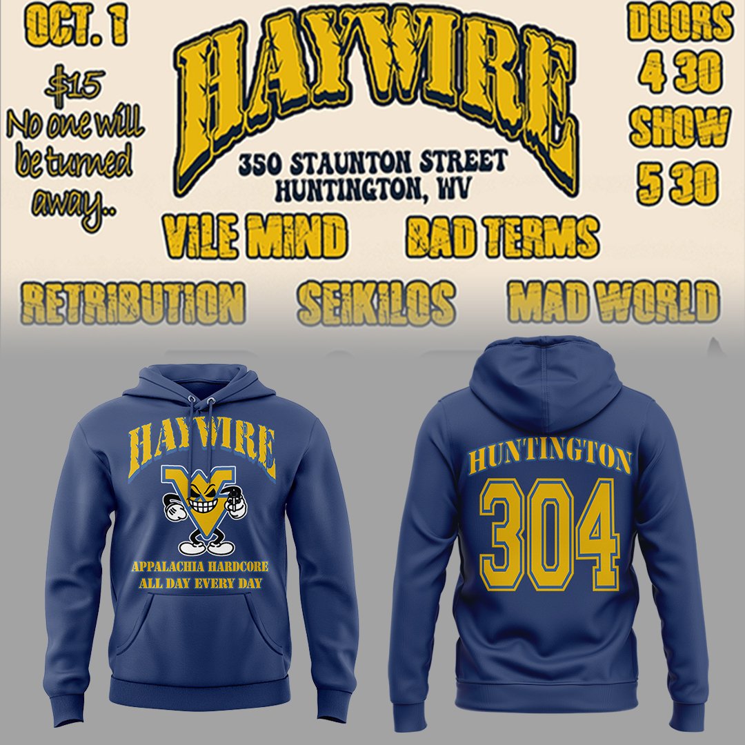 Haywire WV Night Tour Hoodie