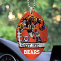 Chicago Bears Custom shape 2-sided Acrylic Car Ornament – TMTHU863