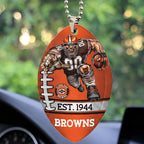 Cleveland Browns Custom shape 2-sided Acrylic Car Ornament – TMTHU865