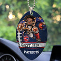New England Patriots Custom shape 2-sided Acrylic Car Ornament – TMTHU879