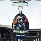 Seattle Seahawks Custom shape 2-sided Acrylic Car Ornament – TMTHU886
