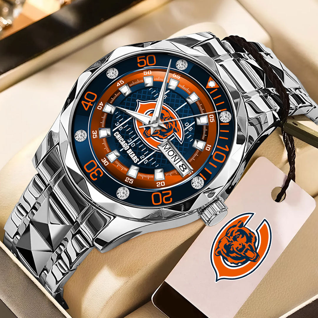 Chicago Bears Alloy Luxury Quartz Watch – TMTHU929
