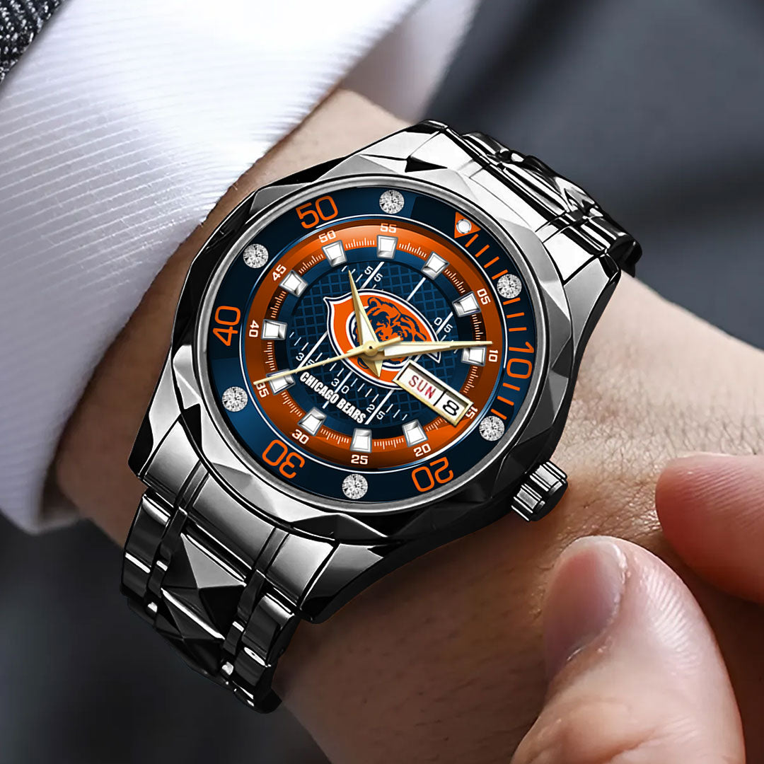 Chicago Bears Alloy Luxury Quartz Watch – TMTHU929