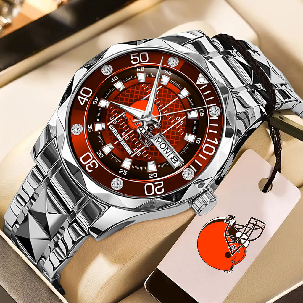 Cleveland Browns Alloy Luxury Quartz Watch – TMTHU915