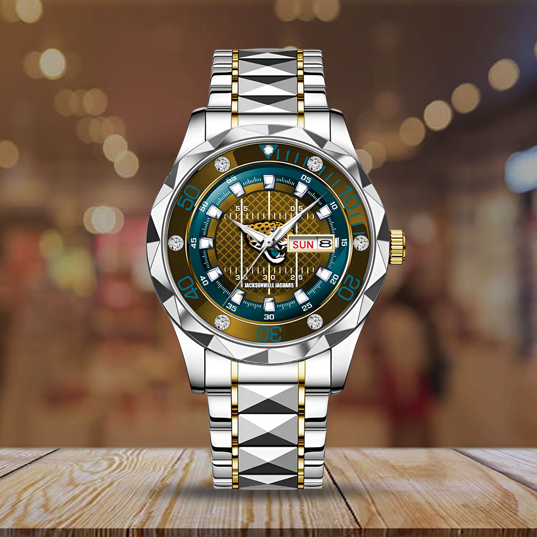 Jacksonville Jaguars Alloy Luxury Quartz Watch – TMTHU919