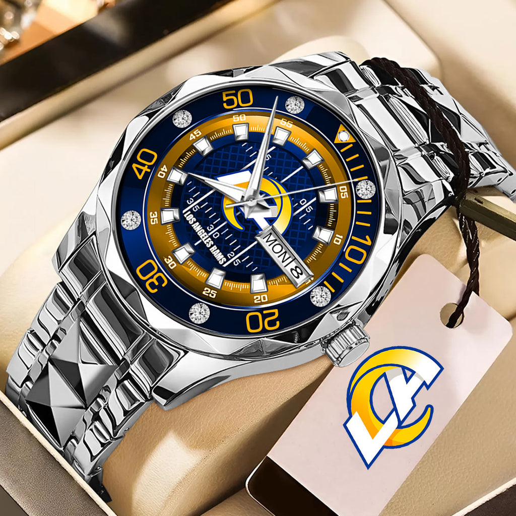 Los Angeles Rams Alloy Luxury Quartz Watch – TMTHU938