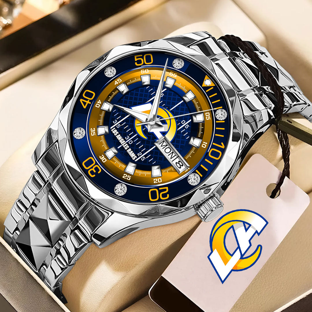 Los Angeles Rams Alloy Luxury Quartz Watch – TMTHU938