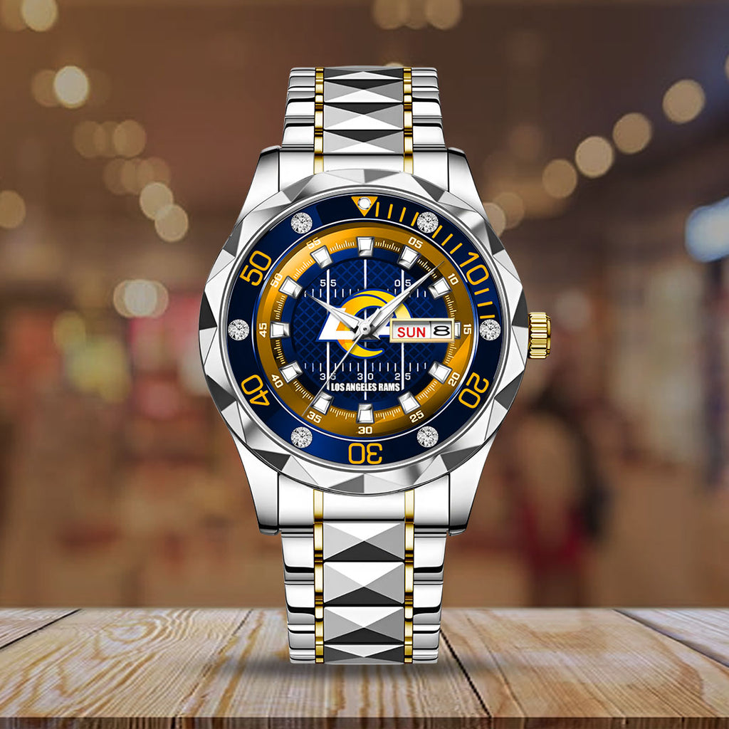 Los Angeles Rams Alloy Luxury Quartz Watch – TMTHU938