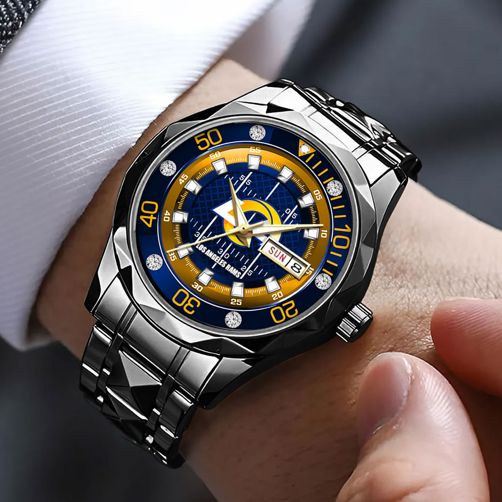 Los Angeles Rams Alloy Luxury Quartz Watch – TMTHU938