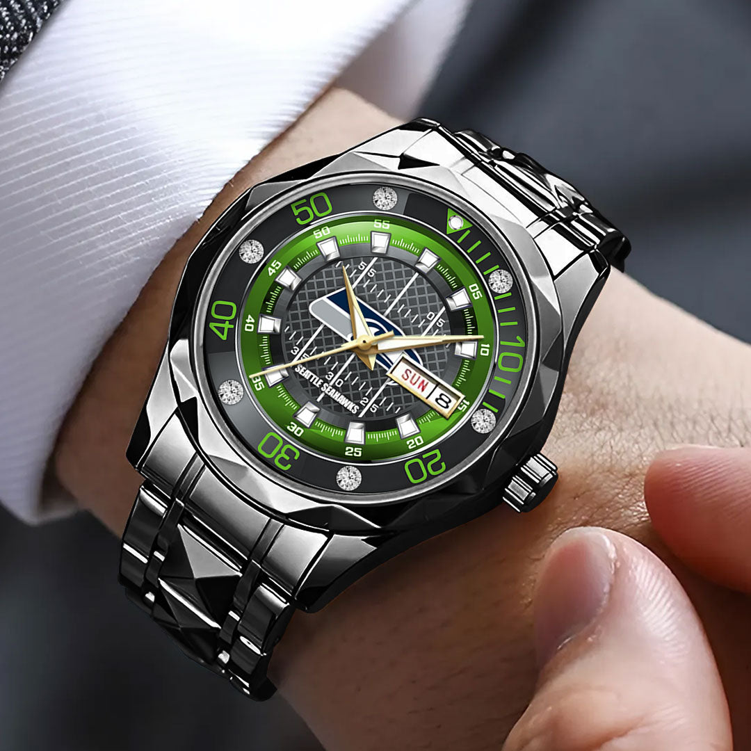 Seattle Seahawks Alloy Luxury Quartz Watch – TMTHU940