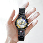 Los Angeles Rams Black Stainless Steel Watch – HOATT12950