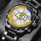 Los Angeles Rams Black Stainless Steel Watch – HOATT12950