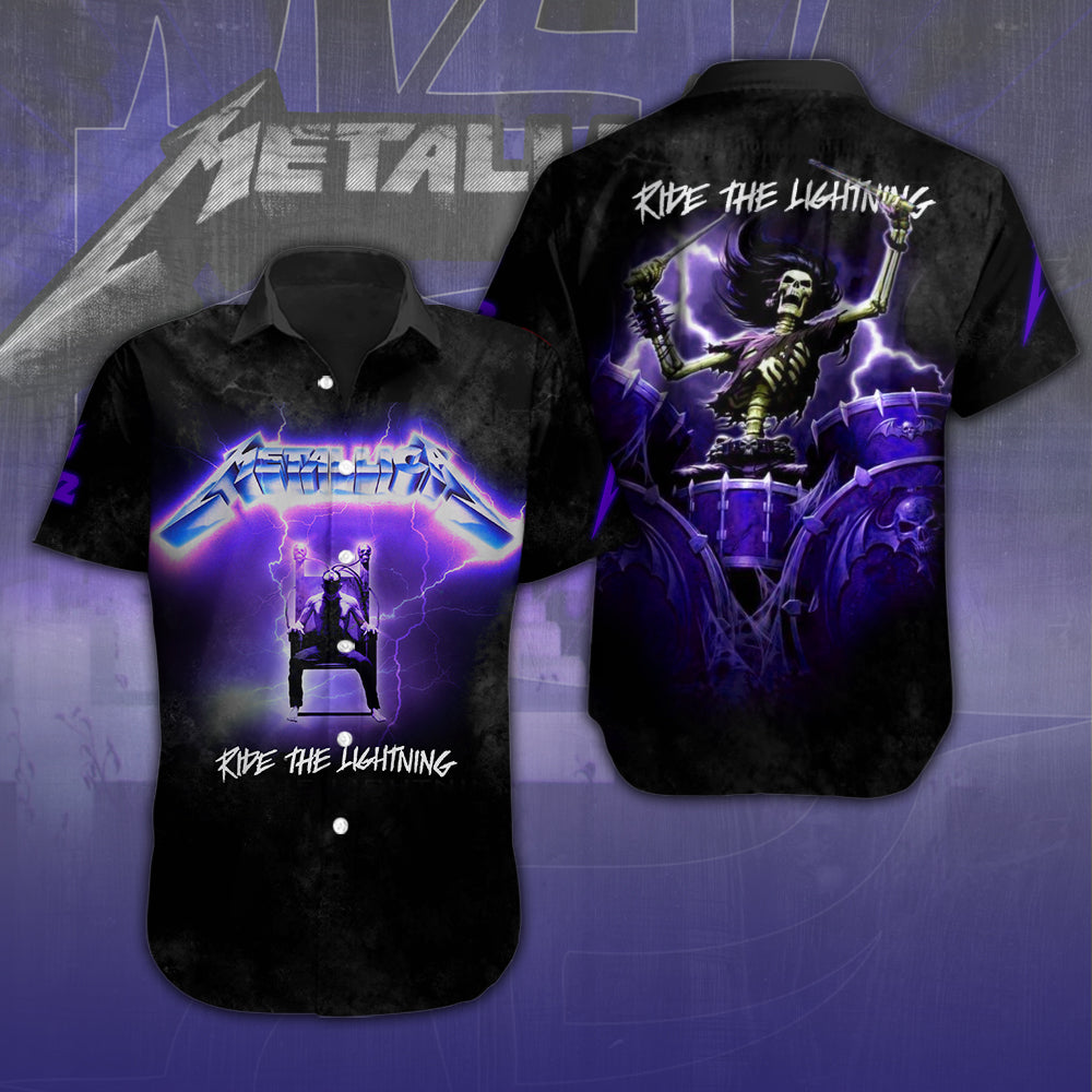 Metallica Short Sleeve Button-Down Shirt – NGHIAVT 1656.2
