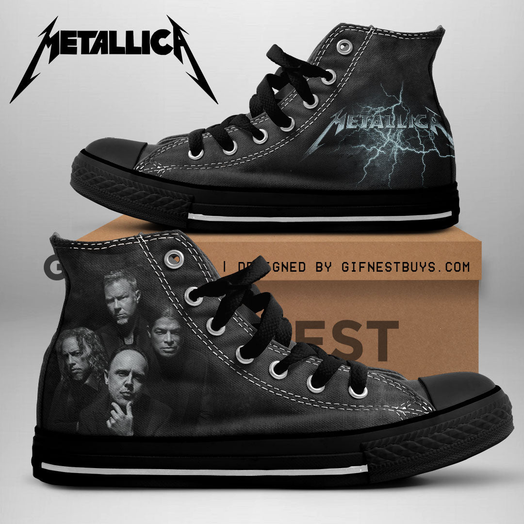 Metallica High Top Canvas Shoes – NGHIAVT 1698.4