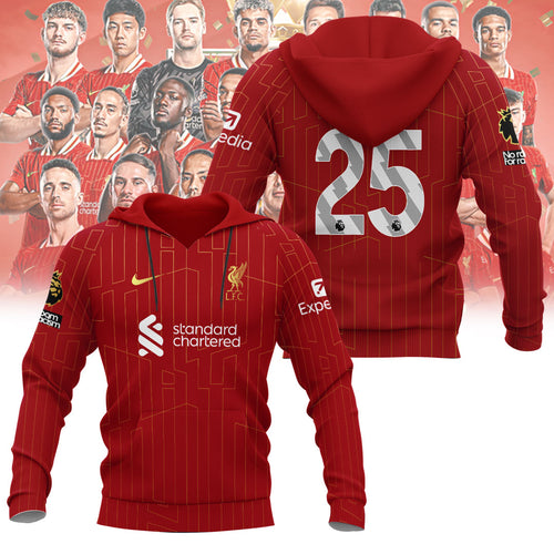 Liverpool FC 2024/25 Premier League Champions 3D Apparel – NGHIAVT 2222