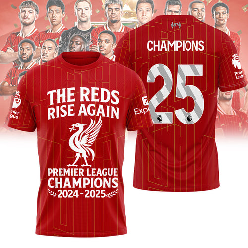 Liverpool FC 2024/25 Premier League Champions 3D Apparel – NGHIAVT 2223
