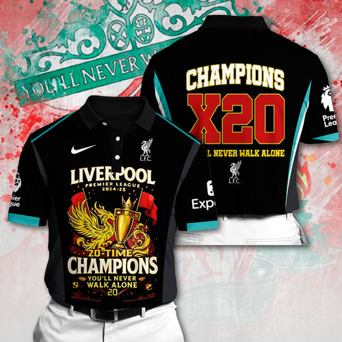 Liverpool FC 2024/25 Premier League Champions 3D Apparel – NGHIAVT 2235