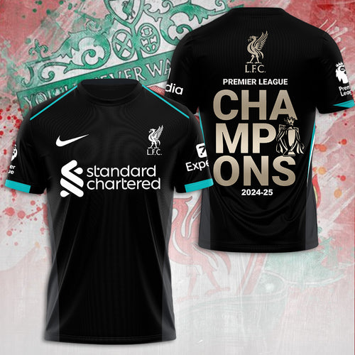 Liverpool FC 2024/25 Premier League Champions 3D Apparel – NGHIAVT 2236