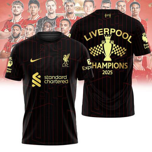 Liverpool FC 2024/25 Premier League Champions 3D Apparel – NGHIAVT 2238