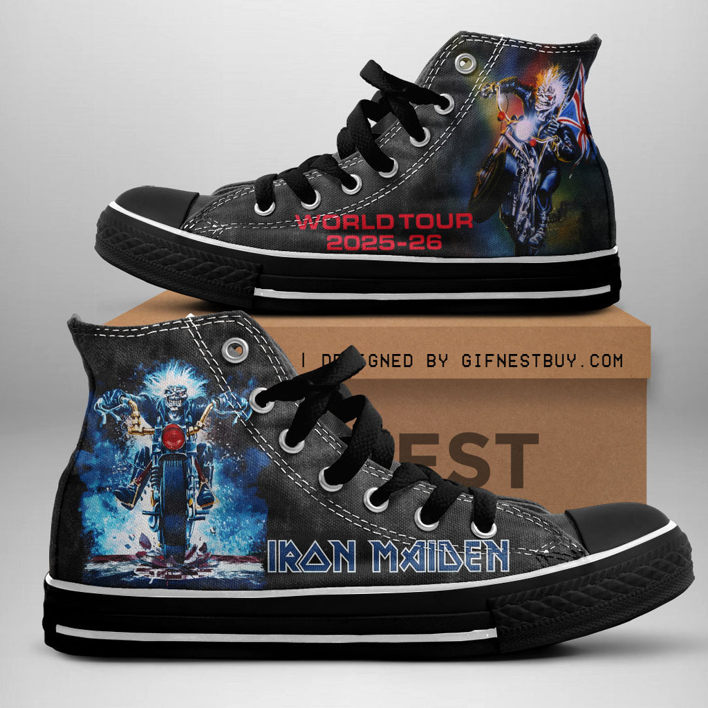 Iron Maiden Band High Top Canvas Shoes – NGHIAVT 2413.6