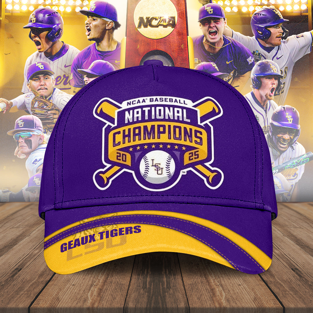 LSU Tigers Baseball 2025 National Champions Classic Cap – NGHIAVT 2858