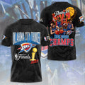 Oklahoma City Thunder 2025 NBA Champions 3D Apparel – NGHIAVT 2913