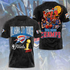 Oklahoma City Thunder 2025 NBA Champions 3D Apparel – NGHIAVT 2913