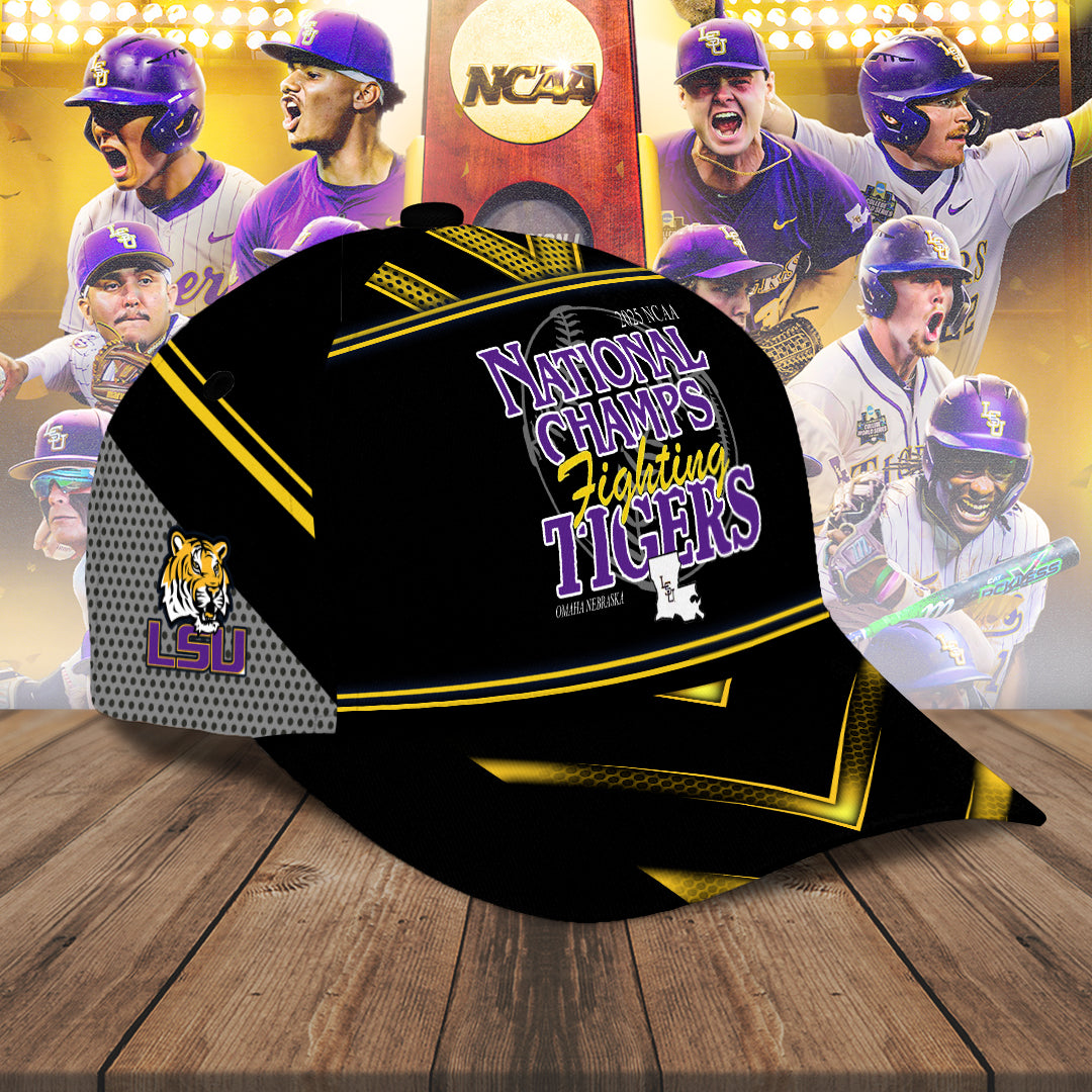 LSU Tigers Baseball 2025 National Champions Classic Cap – NGHIAVT 2942