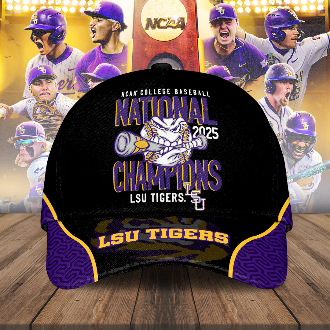 LSU Tigers Baseball 2025 National Champions Classic Cap – NGHIAVT 2943