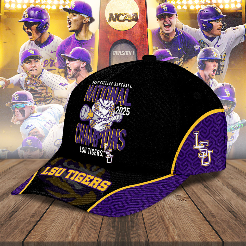 LSU Tigers Baseball 2025 National Champions Classic Cap – NGHIAVT 2943