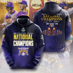 LSU Tigers Baseball 2025 National Champions 3D Apparel – NGHIAVT 2975
