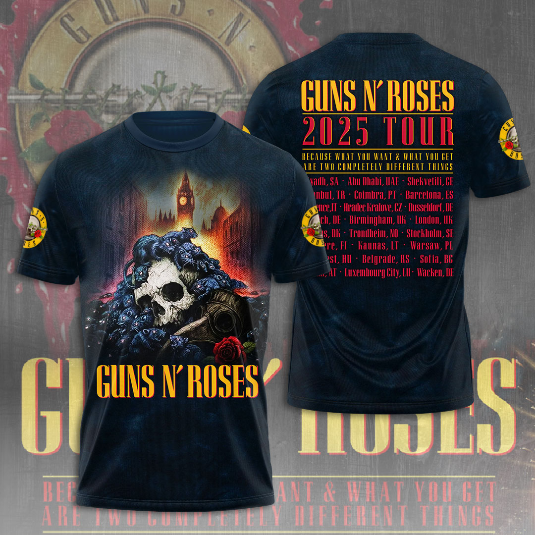 Guns N' Roses 3D Apparel – NGHIAVT 3093