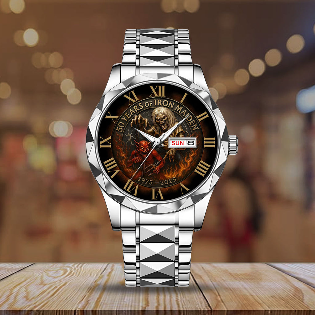 Iron Maiden Alloy Luxury Quartz Watch – NGHIAVT 3136