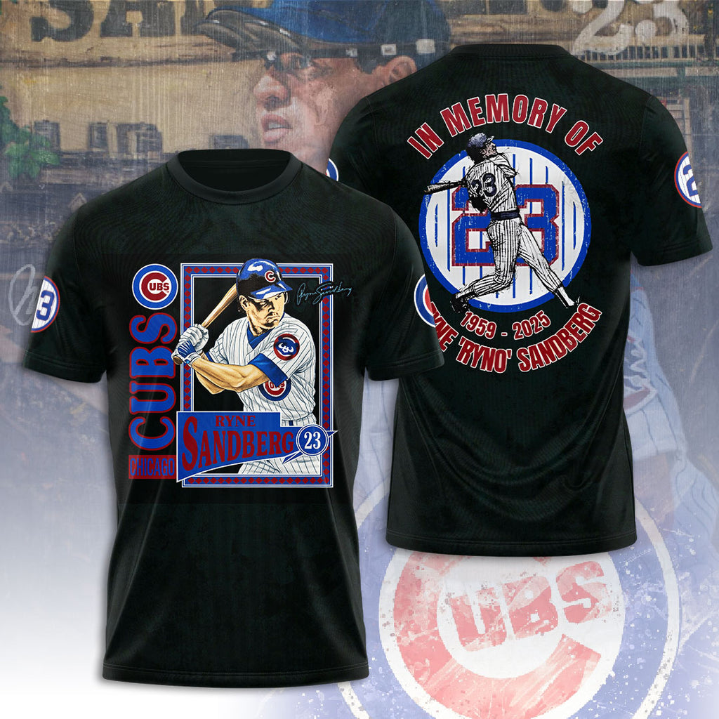 Chicago Cubs x Ryne Sandberg 3D Apparel – NGHIAVT 3365