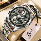 God Is Good Alloy Luxury Quartz Watch – NGHIAVT 3503