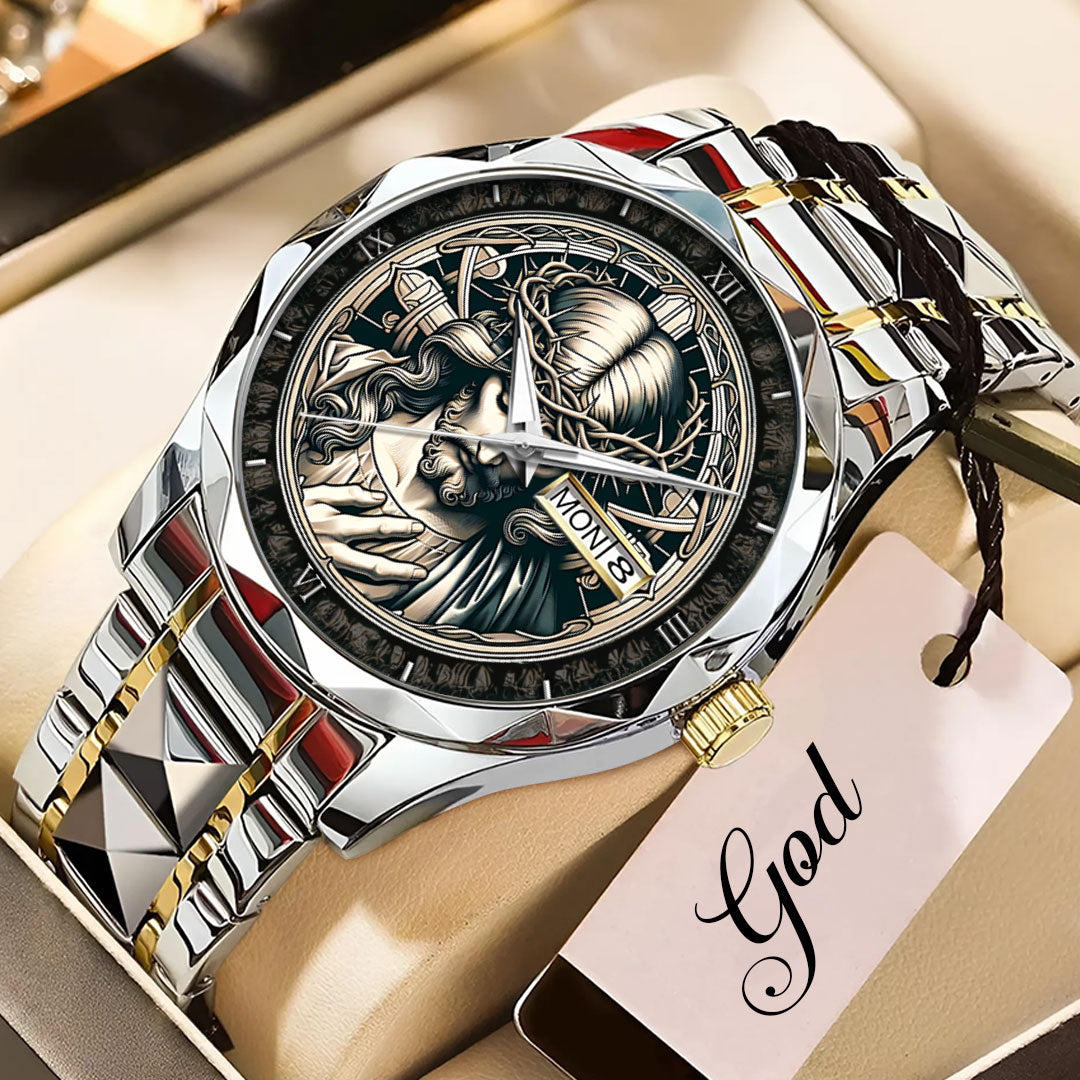 God Is Good Alloy Luxury Quartz Watch – NGHIAVT 3503