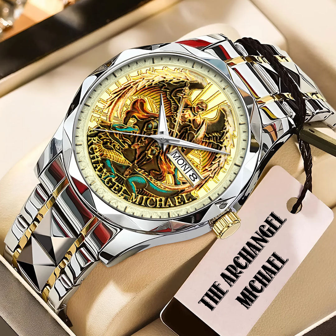 The Archangel Michael Alloy Luxury Quartz Watch – NGHIAVT3828