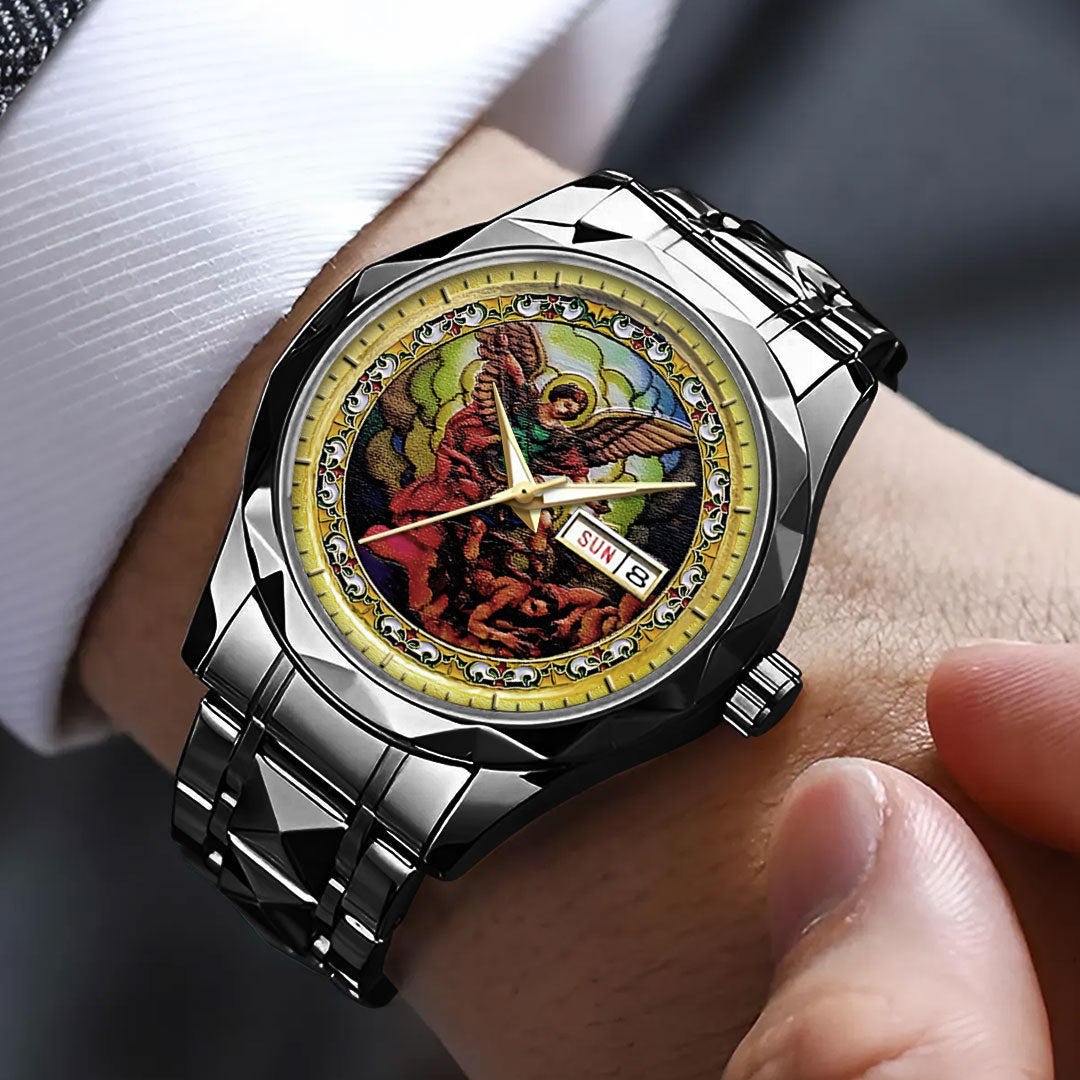 The Archangel Michael Alloy Luxury Quartz Watch – NGHIAVT3829
