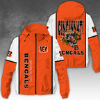 Cincinnati Bengals 3D Windbreaker Jacket – NGHIAVT3911
