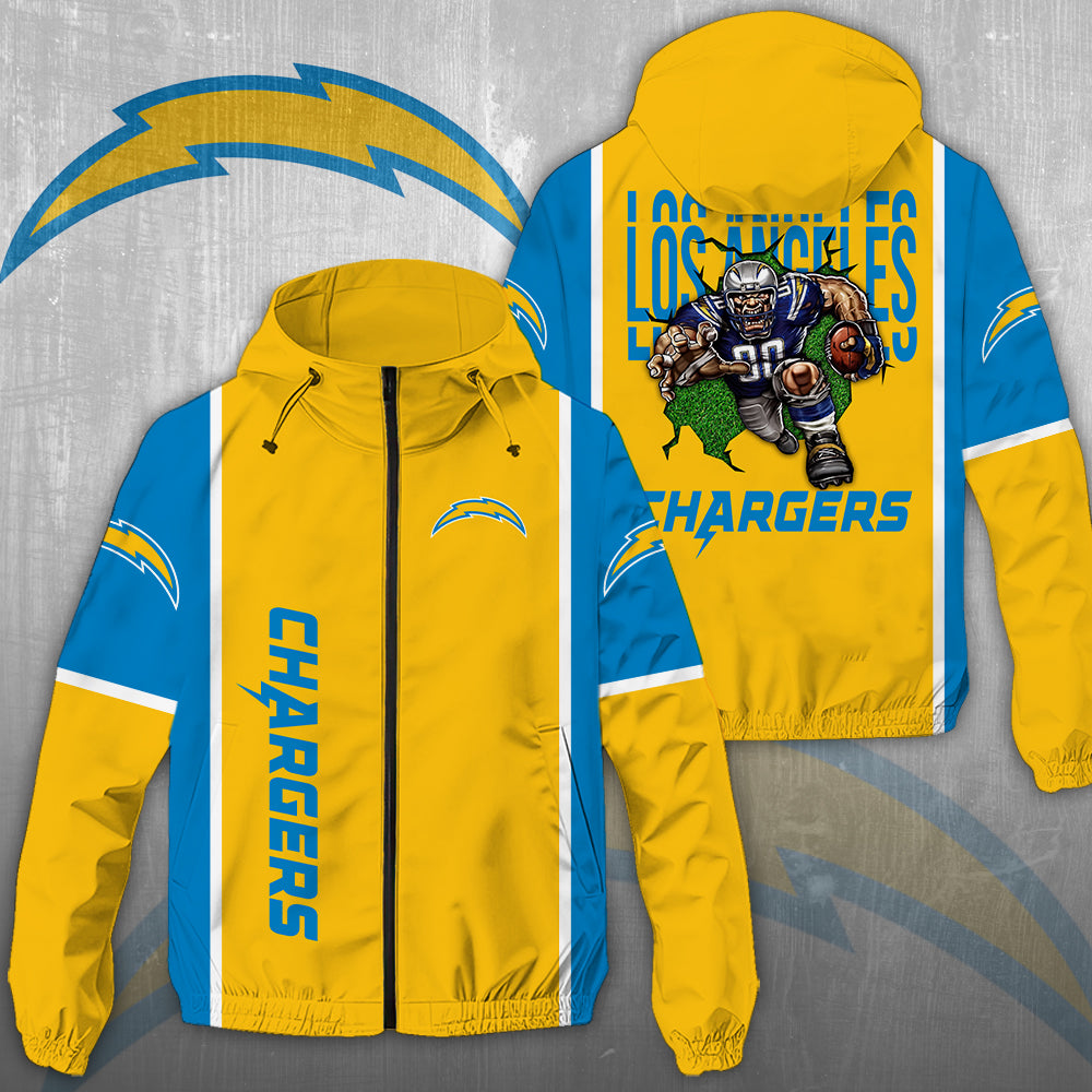 Los Angeles Chargers 3D Windbreaker Jacket – NGHIAVT3922