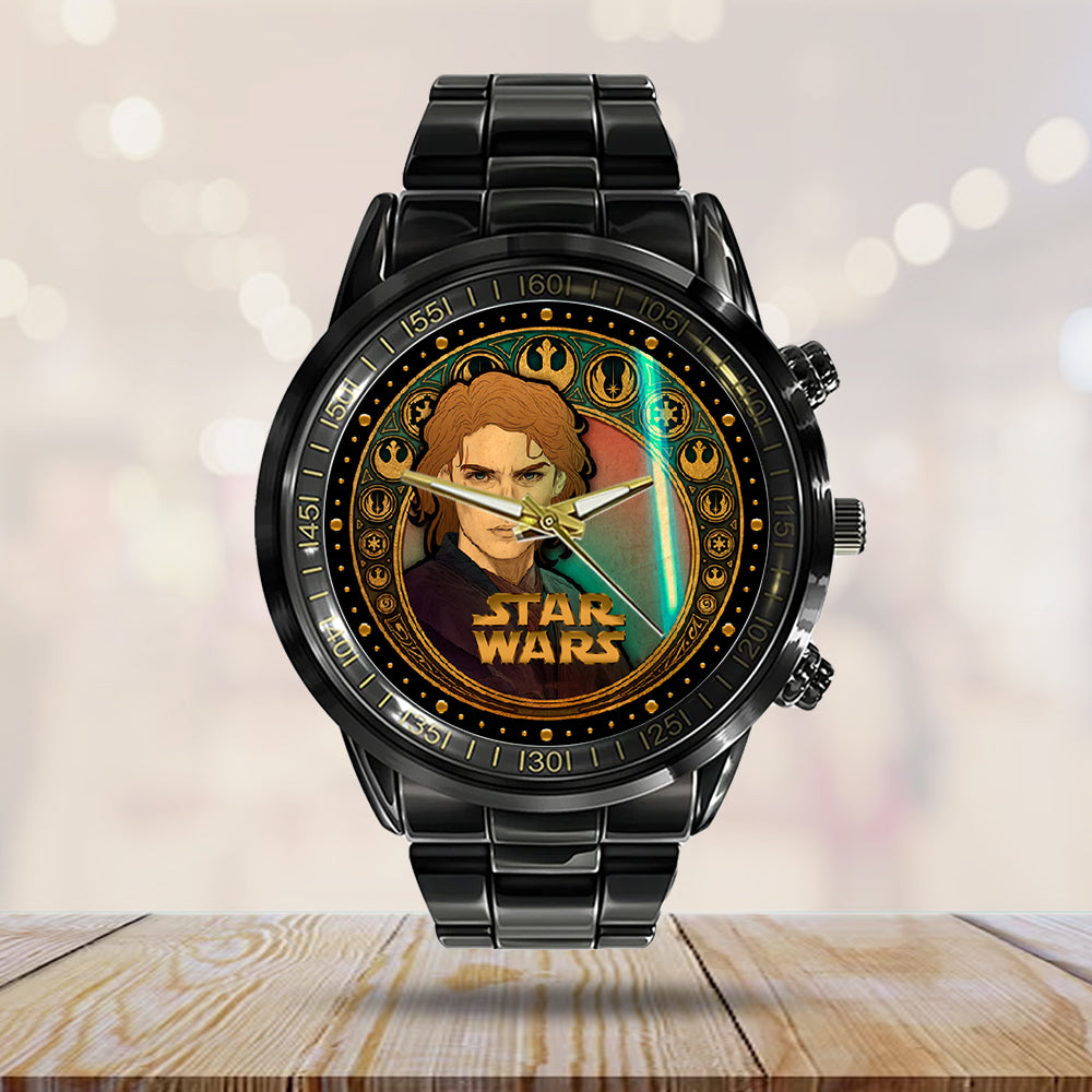 Star Wars Black Stainless Steel Watch – NGHIAVT3943