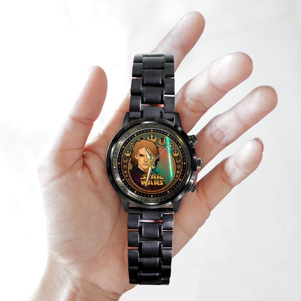 Star Wars Black Stainless Steel Watch – NGHIAVT3943