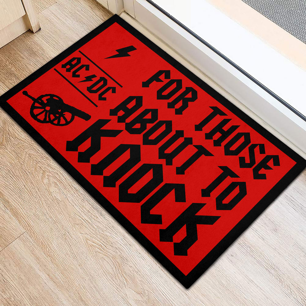 AC/DC Custom Doormat – NGHIAVT4005