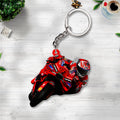 Ducati Lenovo Team x Marc Márquez 2025 Custom Shape 2-sided Keychain – NGHIAVT5099