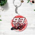 Ducati Lenovo Team x Marc Márquez 2025 Custom Shape 2-sided Keychain – NGHIAVT5135