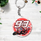 Ducati Lenovo Team x Marc Márquez 2025 Custom Shape 2-sided Keychain – NGHIAVT5135